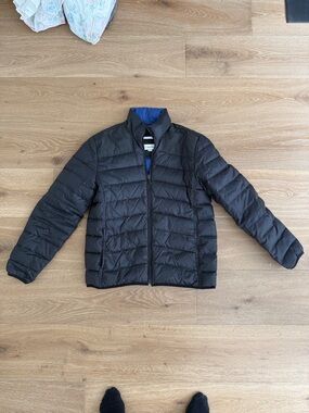 Calvin Klein Black Quilted Down-Style Puffer Jacket